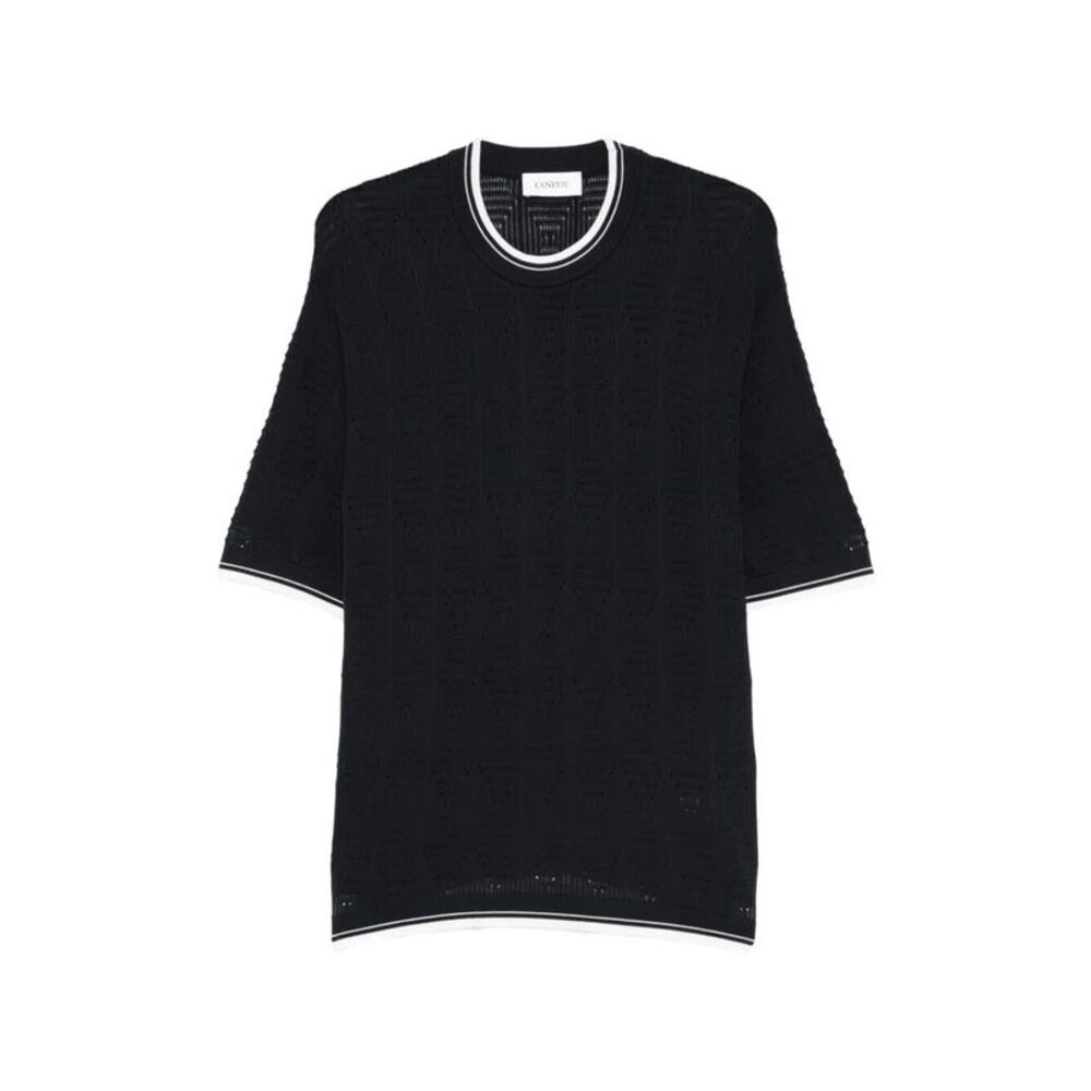 Laneus Men Knitted T-Shirt Man